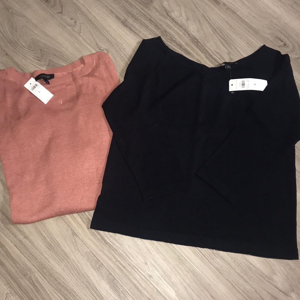 Ann Taylor Boatneck V-Neck-NEW w/TAGS/NEVER WORN